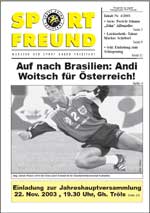 SPORT FREUND 2003/4