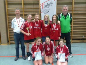 U14-Mädels erringten Bronze bei den Hallenlandesmeisterschaften