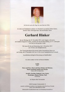 Parte Hinker Gerhard